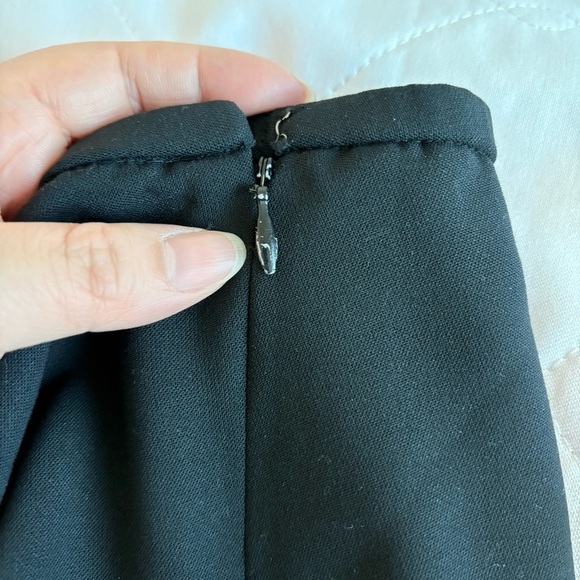 ☀️Dana Buchanan Black Wool Blend Straight Leg Pants - Picture 7 of 11